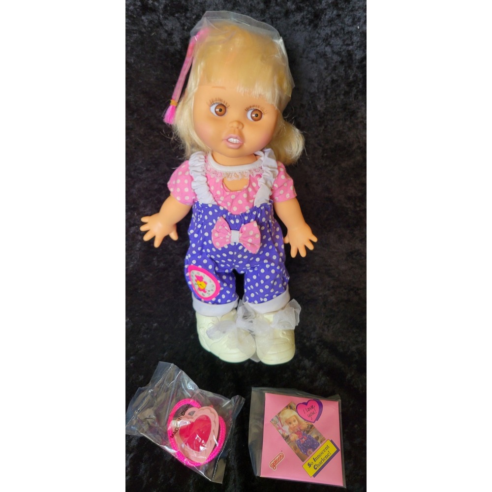 Galoob Baby Face Doll So Innocent Charlene #7 Euro Variant 1990 Complete Wrapped
